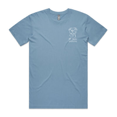 Mr Sheldon Blue on Blue Men's Staple Tee  Thumbnail